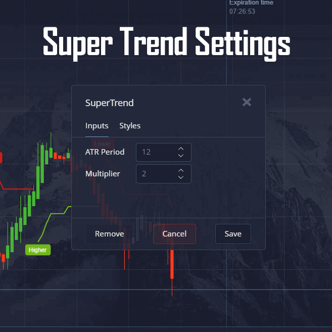 Super Trend 15 Seconds Trading