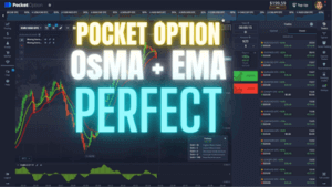 Pocket Option OsMA and EMA Live Trading
