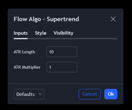Flow Algo ATR Settings - Perimeters